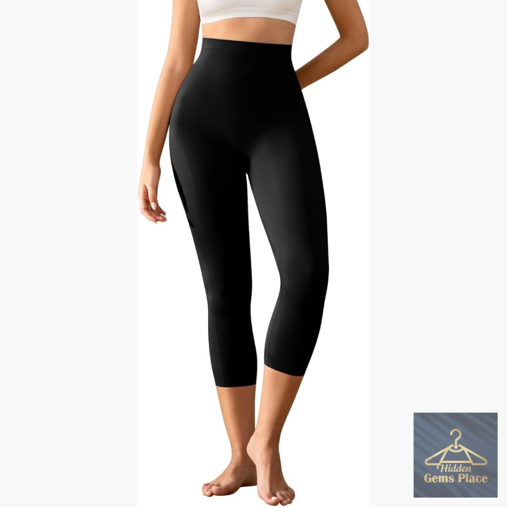 High-Waisted Compression Leggings With Tummy Control And Butt Lift